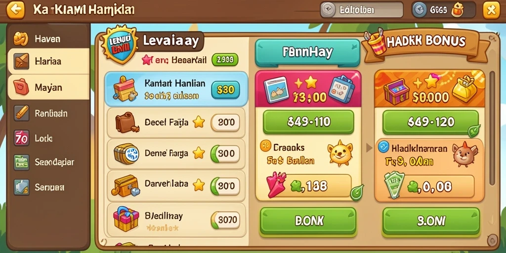 Tangkapan layar menampilkan level baru yang menantang.