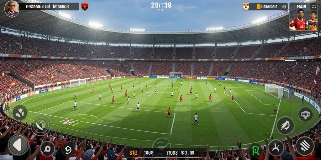 Tampilan awal game yang menarik dan mudah dipahami.
