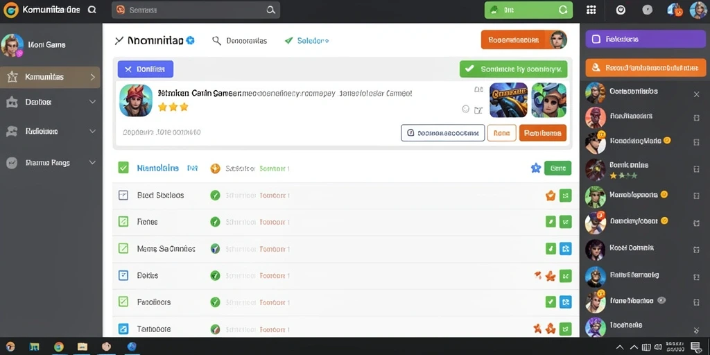 Antarmuka aplikasi yang user-friendly.