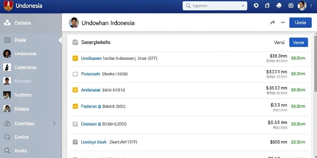Tampilan antarmuka yang bersih dan mudah dipahami.