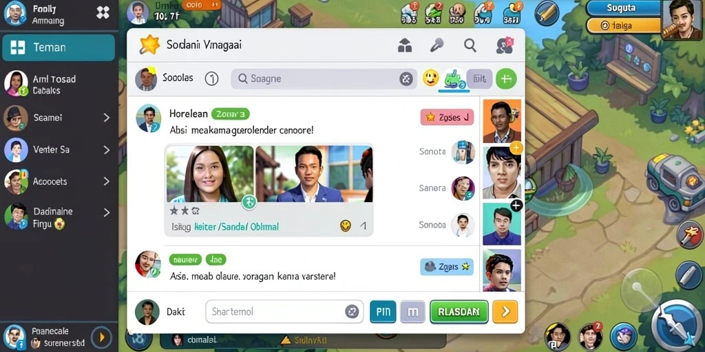 Tampilan antarmuka yang menarik dan informatif.