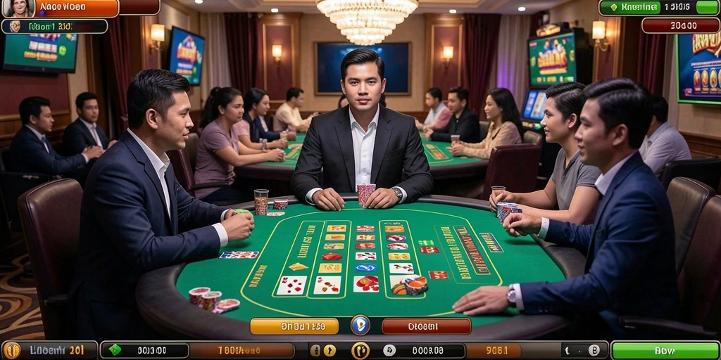 Screenshot menampilkan antarmuka permainan yang menarik.