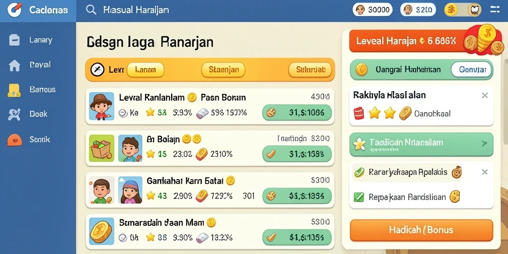 Tampilan antarmuka yang sederhana dan user-friendly.